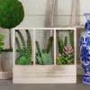 Northlight 11" Artificial Mixed Succulent Arrangement In A Wooden Planter Box -Adesso Store GUEST 7a3d182c 3083 4ec7 904e 2400a91ac643