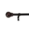 Vogue Adjustable Steel Rod Set With Ball Finial 5/8" Diameter Espresso By Versailles -Adesso Store GUEST 7c57e91f 3d31 4111 8565 16cce68f6cfa