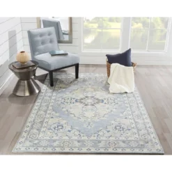 Anatolia Marquis Area Rug Blue - Momeni -Adesso Store GUEST 7c827b8f fbe1 4092 98d9 fcf63db14717