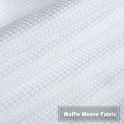 Trinity Waffle Weave Textured Solid Curtains For Bathroom Kitchen Cafe -Adesso Store GUEST 7cf2b1cb 7c0b 4afc b47c 967b293fe52d