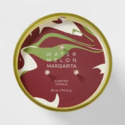 28oz Glass Watermelon Margarita Candle Light Green - Opalhouse™ -Adesso Store GUEST 7d20bf60 994d 473c 932d e078eea81aa3