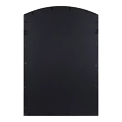 24" X 36" Forsyth Windowpane Arch Mirror Black - Kate & Laurel All Things Decor -Adesso Store GUEST 8081a94a afce 415a a1b8 f0479c70d47c