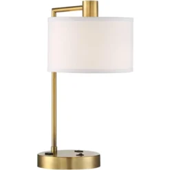 360 Lighting Colby Antique Gold Desk Lamps With Outlet And USB Port Set Of 2 -Adesso Store GUEST 83eead5f c672 4f39 a9f0 08015d1acf5e