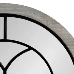 24" X 36" Joffrey Arch Wall Mirror Gray - Kate & Laurel All Things Decor -Adesso Store GUEST 8904168a 8a2d 487f 8c88 25e4c87ed962