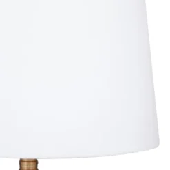 29" X 15" Modern Glass Table Lamp White - Olivia & May -Adesso Store GUEST 8ab3dff8 5d7e 48a9 9222 37f934bc3d65