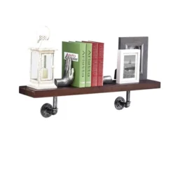 35.5" X 7.5" Industrial Pipe Wall Shelf - Danya B. -Adesso Store GUEST 8b596351 c3e3 4145 8c26 0f6743e915bb