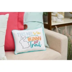 C&F Home 9" X 12" Bunny Trail Embroidered Throw Pillow 8 C&F Home 9" X 12" Bunny Trail Embroidered Throw Pillow -Adesso Store GUEST 8b731469 9409 41b1 98b2 f5c3f4bdc2ff
