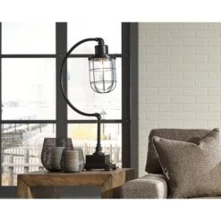 Jae Desk Lamp Antique Black - Signature Design By Ashley -Adesso Store GUEST 8d7c7871 3822 4b50 ab10 1d4317b4da7c