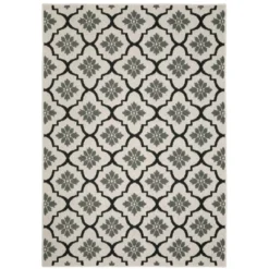 Trinity Floral Trellis Patio Area Rug Beige/Black - Captiv8e Designs 22 Trinity Floral Trellis Patio Area Rug Beige/Black - Captiv8e Designs -Adesso Store GUEST 91105ce2 acf2 4999 94a7 ea0ec963a67e