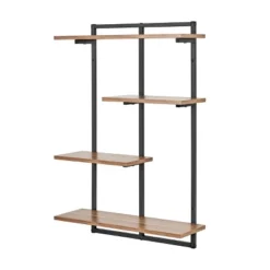 34.5" X 23.6" Rhodes 4 Tier Modern Floating Windowsill Wall Shelf Unit - Danya B. -Adesso Store GUEST 91856e47 1cf8 460d 9651 88e4ff2c4801