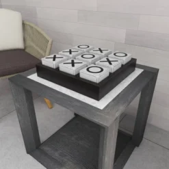 14" Contemporary Wooden Tic Tac Toe Sculpture Black - Olivia & May 31 14" Contemporary Wooden Tic Tac Toe Sculpture Black - Olivia & May -Adesso Store GUEST 94f9ceb6 3916 4965 97c5 fe467e987b56