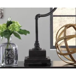 Jae Desk Lamp Antique Black - Signature Design By Ashley -Adesso Store GUEST 950e5713 5836 4b14 b2ea f233eb28a82d