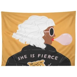 Charly Clements She Is Fierce Tapestry - Society6 -Adesso Store GUEST 950ffcf6 e2ce 4051 99cb 9a5d4288ce1d