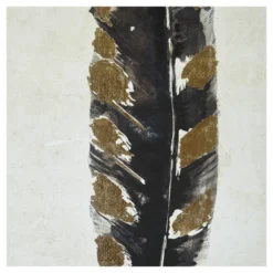 (Set Of 2) 16.75" X 31.75" Gilded Feathers Canvas Wall Art Yellow -Adesso Store GUEST 9670cd7e b7a6 49ac bb28 a3239db66ef5