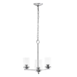3-Light 15" Classic Contemporary Clear Glass/Metal Hanging Pendant Chandelier - Lalia Home 24 3-Light 15" Classic Contemporary Clear Glass/Metal Hanging Pendant Chandelier - Lalia Home -Adesso Store GUEST 96cf0c06 d0f7 4ff7 bb83 04e15ae805a6