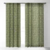 Wagner Campelo CONVESCOTE Green Single Panel Sheer Window Curtain - Deny Designs -Adesso Store GUEST 9859cfb7 19e1 41b2 a24c ca2ef1f47602