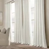 Home Boutique Belgian Flax Prewashed Linen Rich Cotton Blend Window Curtain Panel Single White 50x84 -Adesso Store GUEST 98b8f2f9 2b1d 4093 8fbb e1ba826744b6