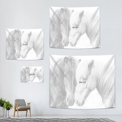 Horse Love By Sisi And Seb Wall Tapestry 4 Horse Love By Sisi And Seb Wall Tapestry - Image 2