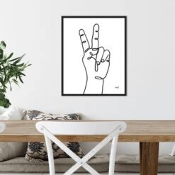 16" X 20" Happy Hands I By Moira Hershey Framed Canvas Wall Art Black - Amanti Art -Adesso Store GUEST 9cf4541f b4ad 455c 9826 34ef8c63295e