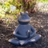 Northlight 11" Yoga Frog In Sukhasana Position Outdoor Garden Statue 2 Northlight 11" Yoga Frog In Sukhasana Position Outdoor Garden Statue -Adesso Store GUEST 9d0475c4 c37e 419f a3d8 c01ce4091e73