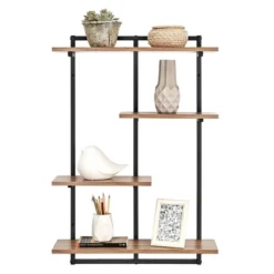 34.5" X 23.6" Rhodes 4 Tier Modern Floating Windowsill Wall Shelf Unit - Danya B. -Adesso Store GUEST 9d46e6fe 41ec 4cb2 9d36 9bcdeb9f66a5