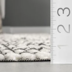 NuLOOM Tatiana Soft Shaggy Textured Modern Diamond Fringe Area Rug -Adesso Store GUEST 9d8ead9c d4ce 4d27 b393 564837bbba24