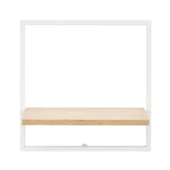 4pc Framed Wall Shelf Set White/Maple - Danya B. -Adesso Store GUEST 9edf3e5f 4c54 4281 bf78 c272b20958b3