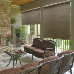 Outdoor Rayon From Bamboo Sunshades With Crank Driftwood - Radiance -Adesso Store GUEST 9ee0ade4 755f 465e a4c9 e9d11fa59312