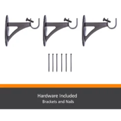 Kenney Pearson 5/8" Standard Decorative Window Curtain Rod -Adesso Store GUEST 9ef6e904 67ec 4c32 b0df 30208a3c8d10