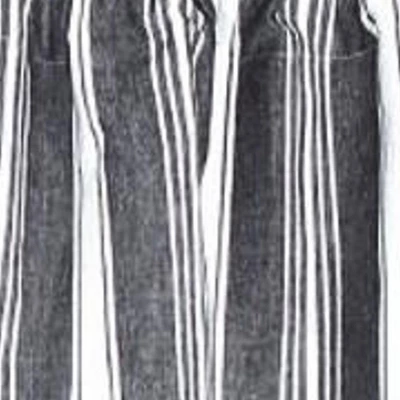 Home Collections By Raghu Flour Sack Black Valance, 72x15.5 4 Home Collections By Raghu Flour Sack Black Valance, 72x15.5 - Image 2