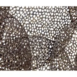 Metal Plate Overlapping Perforated Wall Decor Black - Olivia & May -Adesso Store GUEST a08866f8 3459 4333 adc7 17bfc5658ffc