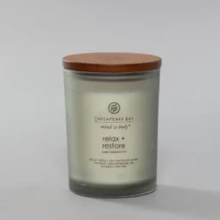 Glass Jar Candle Relax + Restore - Mind & Body By Chesapeake Bay Candle 15 Glass Jar Candle Relax + Restore - Mind & Body By Chesapeake Bay Candle -Adesso Store GUEST a1c5a2fd 4014 418a 90e8 885871b3ac4e