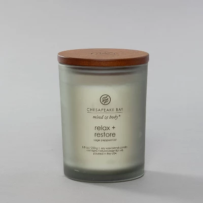 Glass Jar Candle Relax + Restore - Mind & Body By Chesapeake Bay Candle 9 Glass Jar Candle Relax + Restore - Mind & Body By Chesapeake Bay Candle - Image 7