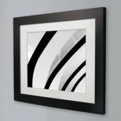 New Arrival 3 14" X 18" Matted To 11" X 14" Wide Gallery Frame Black - Room Essentials™