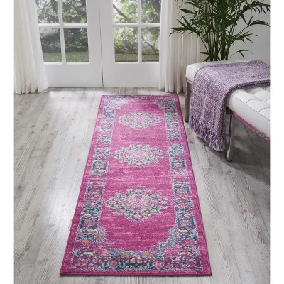 Nourison Passion Center Medallion Bohemian Indoor Rug 5 Nourison Passion Center Medallion Bohemian Indoor Rug - Image 3