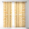 Little Dean Yellow Mustard Boho Stripe Single Panel Sheer Window Curtain - Deny Designs 2 Little Dean Yellow Mustard Boho Stripe Single Panel Sheer Window Curtain - Deny Designs -Adesso Store GUEST a3f6afbd 41b5 4ba3 9fb3 7d9402320cbf