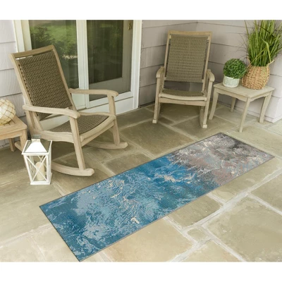 Liora Manne Marina Coastal Indoor/Outdoor Rug 6 Liora Manne Marina Coastal Indoor/Outdoor Rug - Image 4