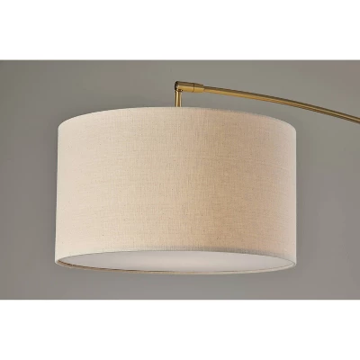 Adler Arc Floor Lamp Antique Brass - Adesso 5 Adler Arc Floor Lamp Antique Brass - Adesso - Image 3