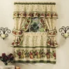 GoodGram Apple Blossom Complete 5 Pc. Kitchen Curtain Tier & Swag Set -Adesso Store GUEST a741f2f4 83ac 4446 af91 673f5f81d598