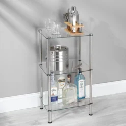 MDesign Floor Storage Tower Unit, 3 Tier -Adesso Store GUEST a7999046 7e61 4cc6 a608 c62a1f337461