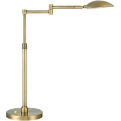 Possini Euro Design Possini Euro Warm Gold LED Swing Arm Desk Lamp -Adesso Store GUEST a8080915 3e5e 48ec 9460 7229189ffa29