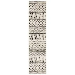 Gabriella Geometric Etchings Rug Ivory/Black - Captiv8e Designs -Adesso Store GUEST a8192b8e c682 4703 92a1 aa3013d6d6cb