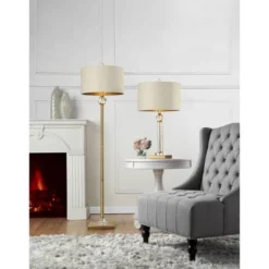 29.5" Traditional Metal Table Lamp With Crystal Accents Gold - Ore International -Adesso Store GUEST a8f17e42 43f1 4812 9459 a6506e25a1ae