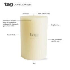 TAG Chapel Paraffin Wax Candle -Adesso Store GUEST a9e1750d 8d2b 42c2 b46f 920b58d21723