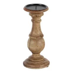 Set Of 3 Rustic Pillar Candle Holder - Olivia & May -Adesso Store GUEST aaef7e45 e86d 4897 90c1 76d1f616b68e