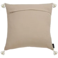 Simone Snowflake Pillow - Beige - 18"x18" - Safavieh