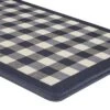 Kate Aurora Navy & White Buffalo Plaid Memory Foam Anti-Fatigue Kitchen Floor Mat 30 In. W X 18 In. L -Adesso Store GUEST ab557418 4330 4154 83f4 f1d58188de54