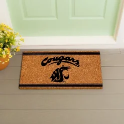 Evergreen Washington State University Logo Turf Mat, Brown- 28 X 16 Inches Indoor Outdoor Doormat -Adesso Store GUEST ace05e90 60e4 4af9 bf43 3fe84a822d40