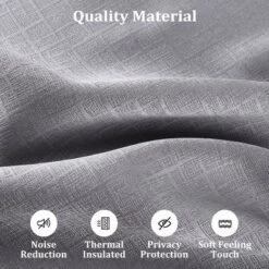 Trinity Room Darkening Linen Textured Blackout Cafe Curtains -Adesso Store GUEST ad2a155a 34a5 4fa8 864a 0f43fcc79221