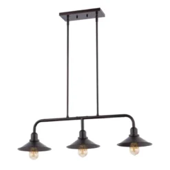 34.25" LED 3-Light Cade Metal Farmhouse Industrial Pendant Oil Rubbed Bronze - JONATHAN Y 8 34.25" LED 3-Light Cade Metal Farmhouse Industrial Pendant Oil Rubbed Bronze - JONATHAN Y -Adesso Store GUEST ad30542e 3ea1 467d 8227 0eed9fdae069